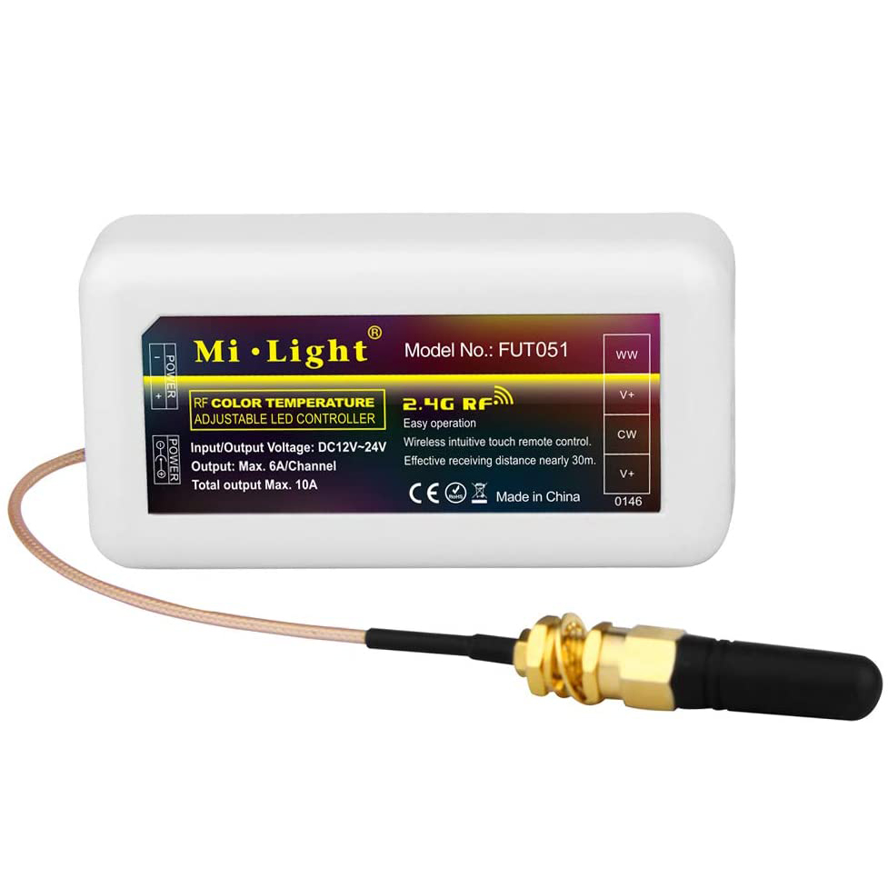 FUT051 2.4GHz 1-Channel Dual White LED For LED strip light kit FUT051 2.4GHz 1-Channel Dual White LED For LED strip light kit